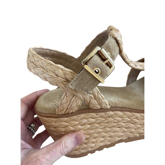 Schutz Panna Braided T-strap Wedge Platform Sandals Size 8 Worn Once EUC $158 - Picture 14 of 14